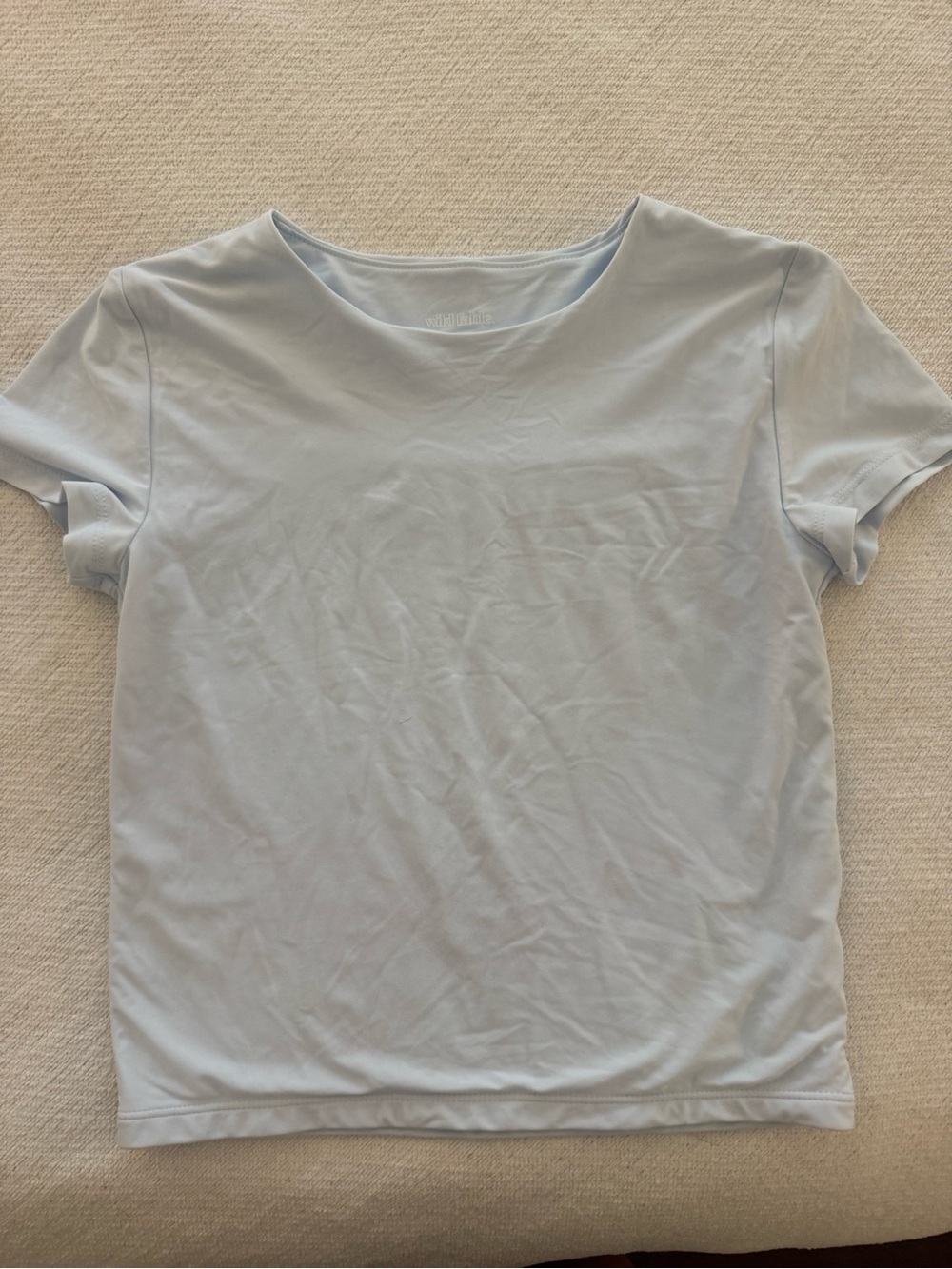 wild fable Light Blue Short Sleeve Crewneck Tee